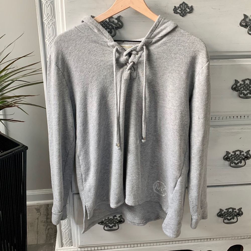 Michael Kors gray hoodie, size large